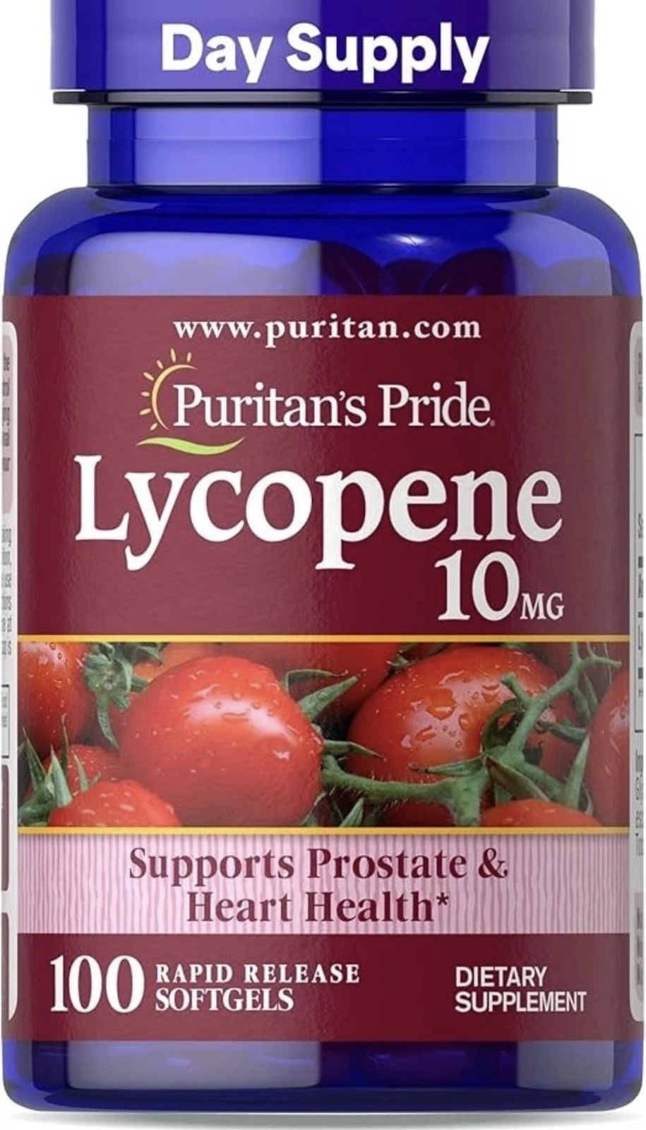 Puritan’s Pride Lycopene 10 mg – 100 Softgels