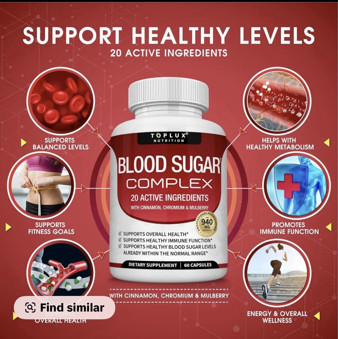 Toplux blood sugar