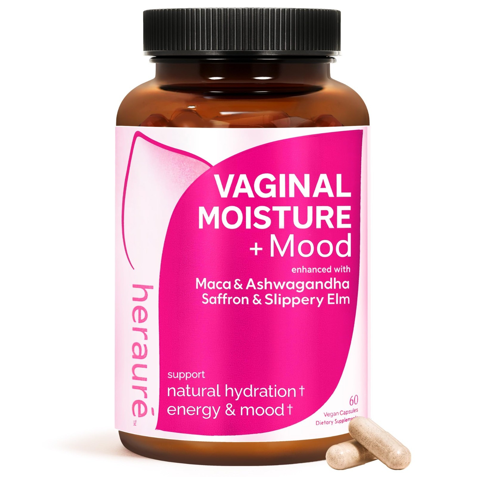 Vaginal Moisture & Libido Enhancer for Women – Hormone Balance, Mood Boost, 60CT