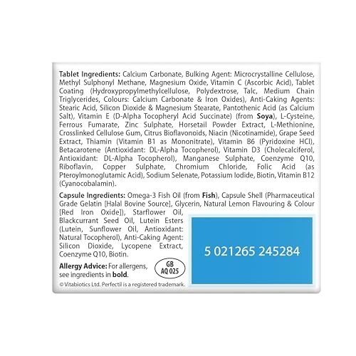 Perfectil Max Nutritional Supplement For Skin Hair Nails 84 Tablets 2 In 1 Pack