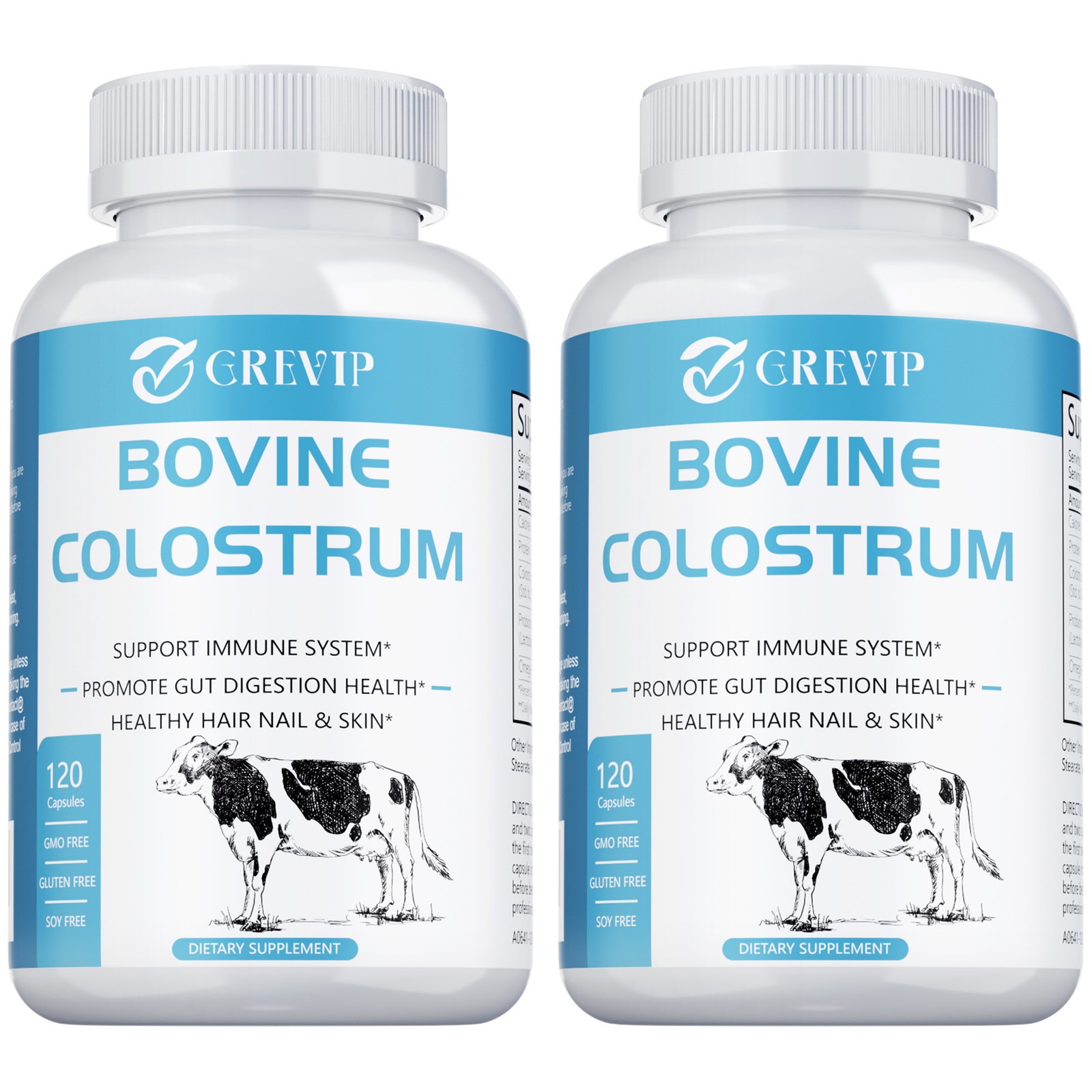 Bovine Colostrum 240pcs -Probiotic, Omega-3 -Immune Beauty Boost Support Non-GMO