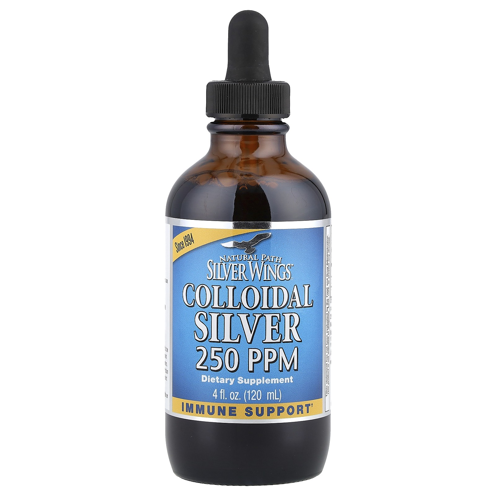 Colloidal Silver, 250 ppm, 4 fl oz (120 ml)