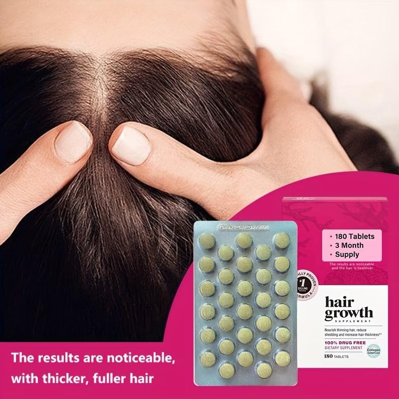 1-3pack Viviscal Hair Growth Dietary Supplement with Collagen Complex 180 Tablet