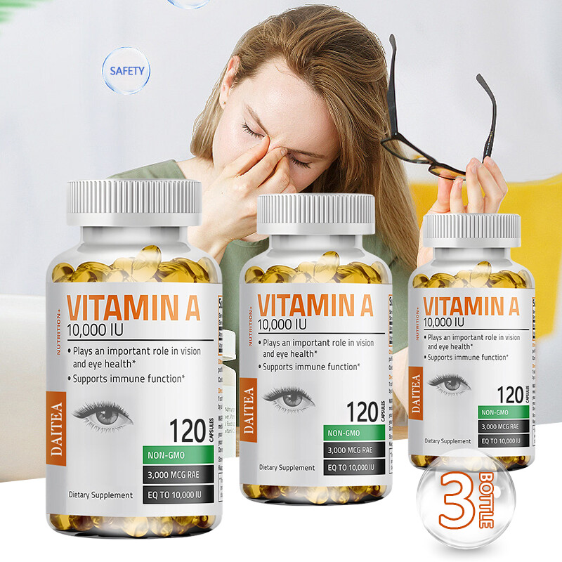 Vitamin A10000 IU Capsules – Supports Immune and Eye Health