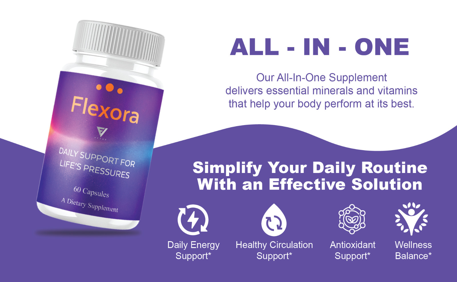 (2 Pack) Flexora Joint Health Support, Flex Ora Supplement (120 Capsules)
