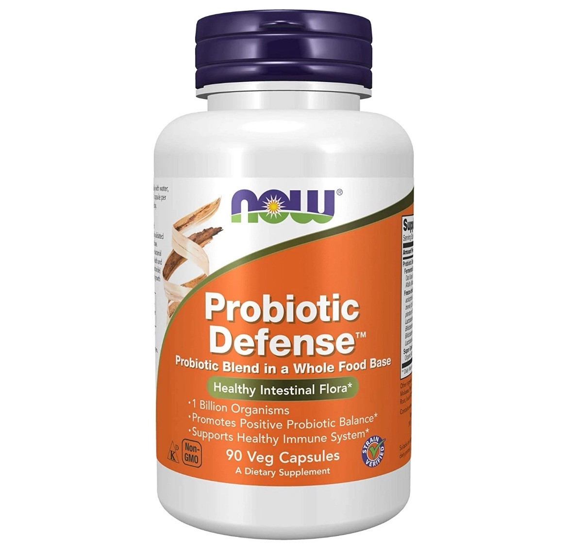 NOW FOODS Probiotic Defense 90 Veg Capsules Exp 02/2026