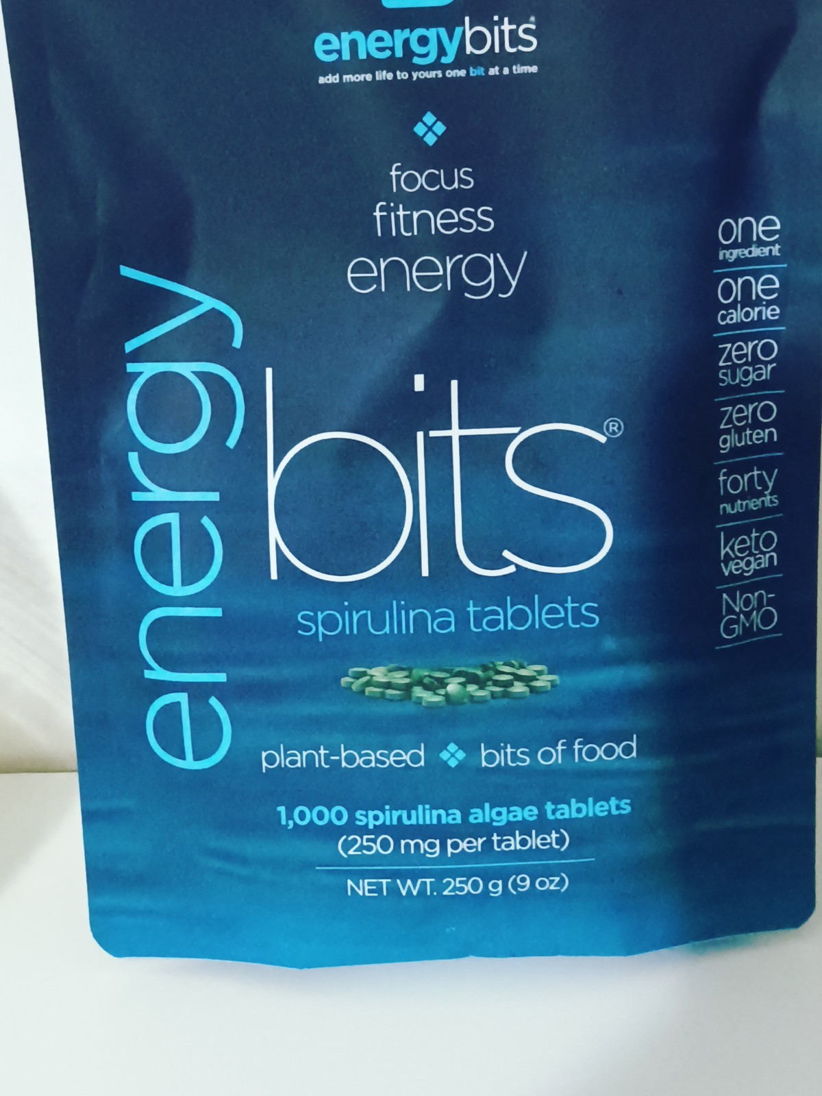 energybits Focus Fitness Ernergy Bits Spirulina Tablets