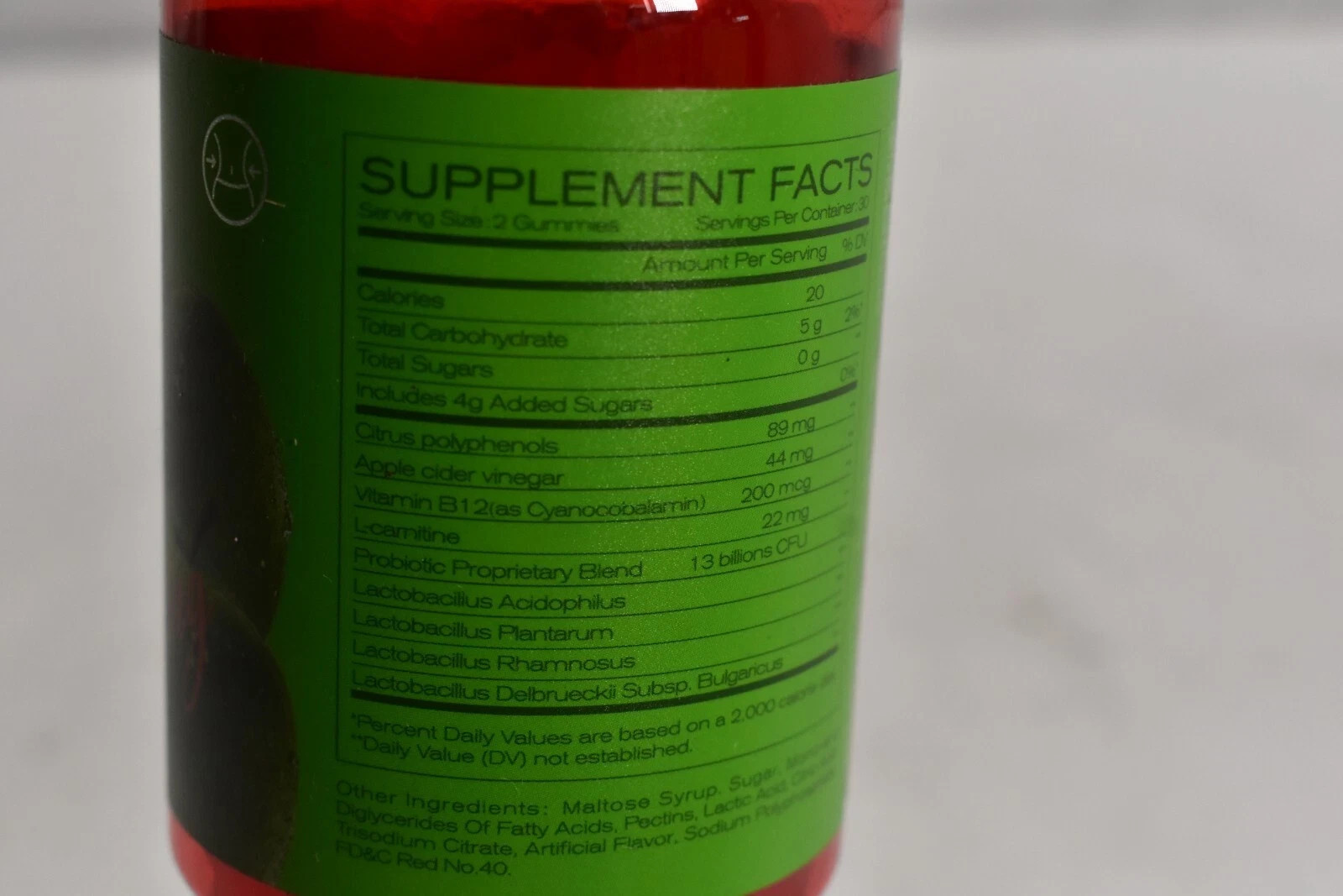 Apple 3PCS Cider Vinegar B12 Multivitamin-Apple Cider Vinegar Gummies-60Gummies