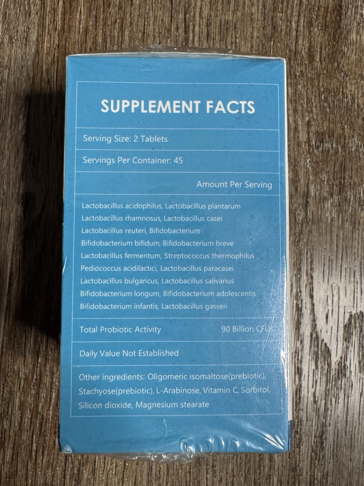 Omogs Probiotic Prebiotic 90 Billion CFUS & 18 Strains 90 Tablets