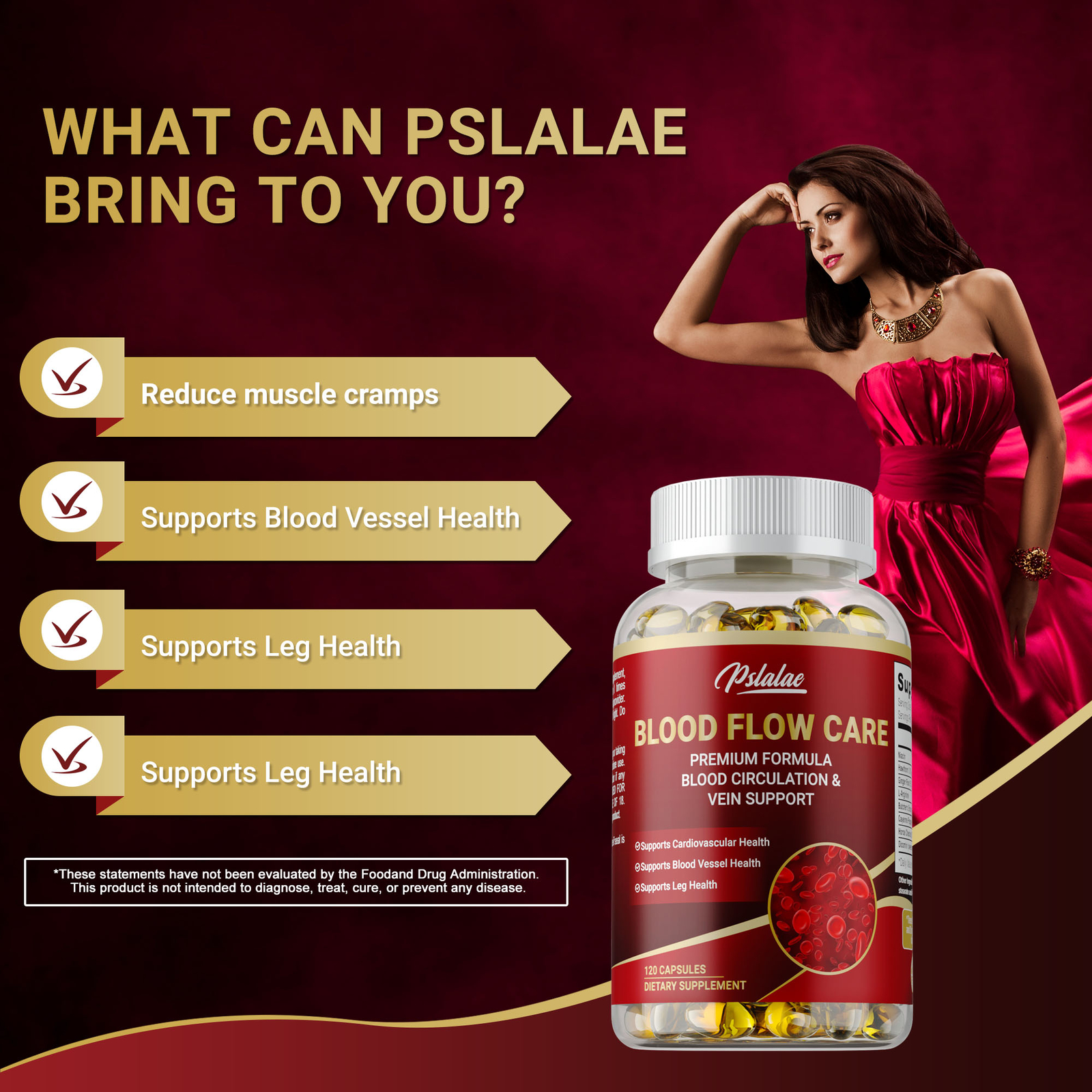 Blood Flow Care – Hawthorn, L-Arginine, Cayenne Pepper, Blood Pressure Support