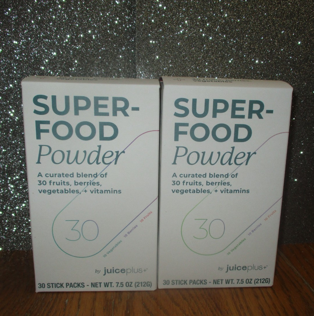2X Juice Plus Super Food Powder 30 Stick Packs exp 7/2026