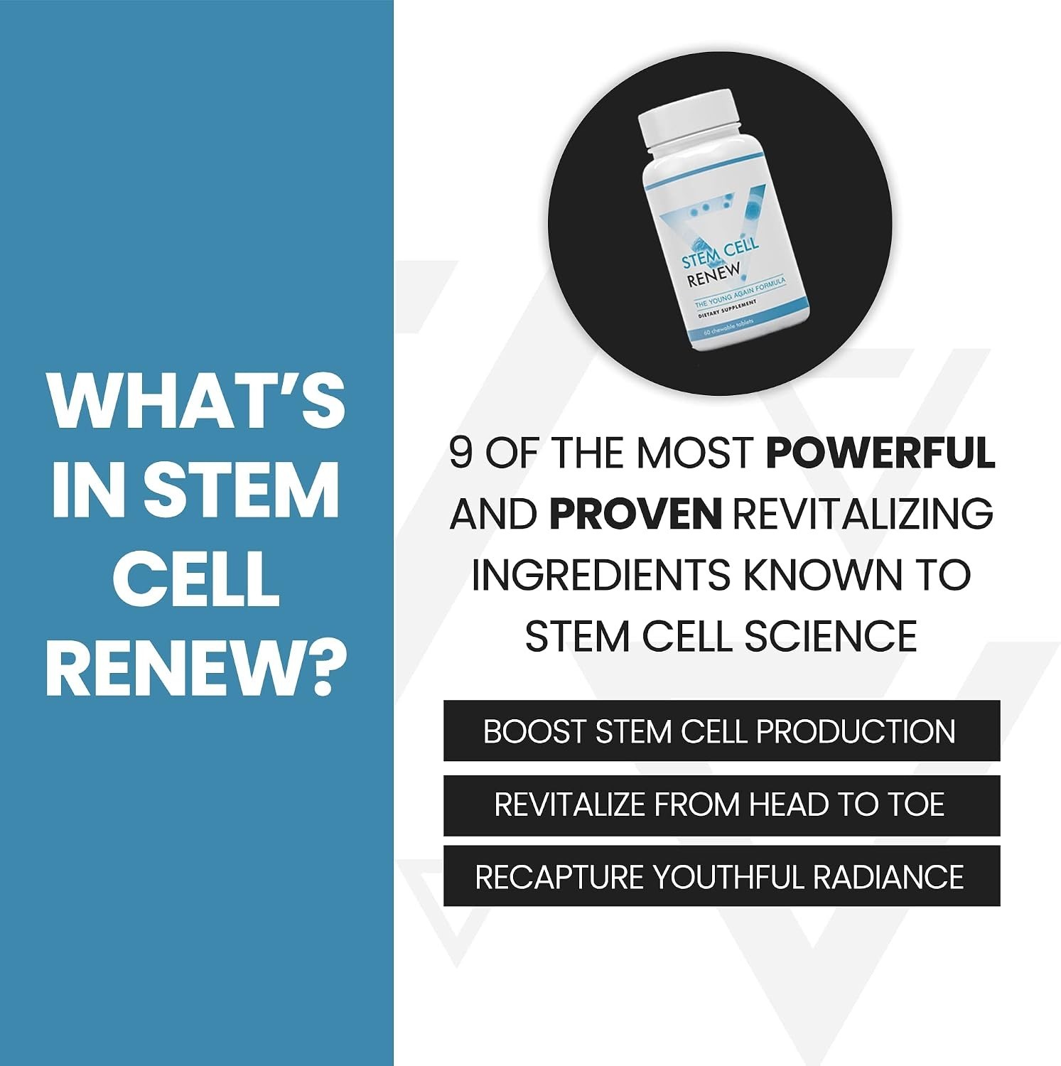 Stem Cell Renew: Natural Booster for Youthful Energy & Sharp Mental Clarity
