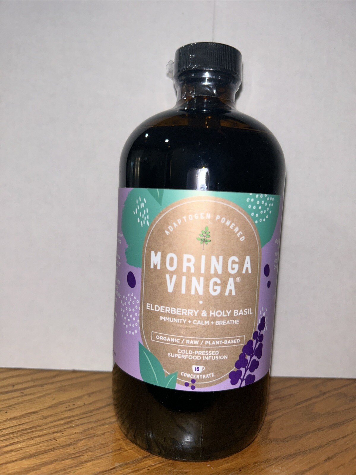 Elderberry & Holy Basil IMMUNITY + CALM + BREATHE 16 Servings Exp. 01/2026