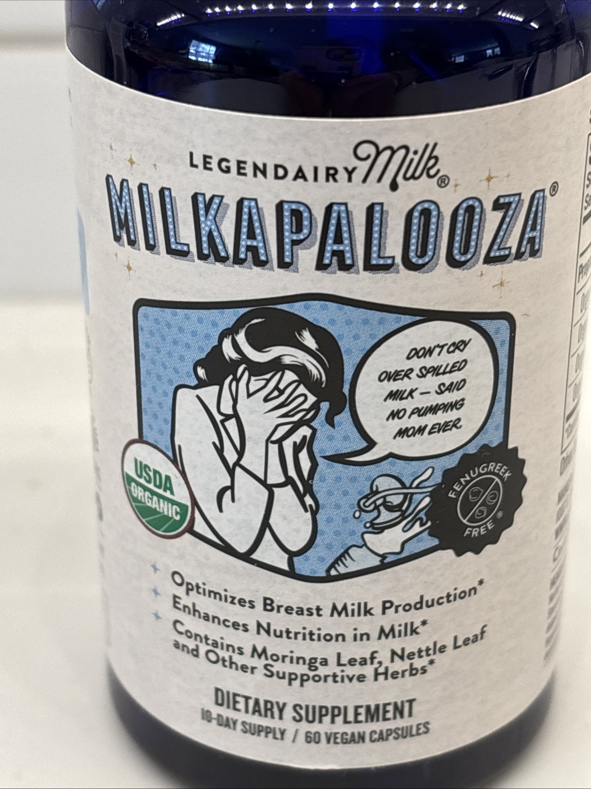 Legendairy Milk Milkapalooza Lactation Supplement – 60ct – EXP 07/2026 No Box