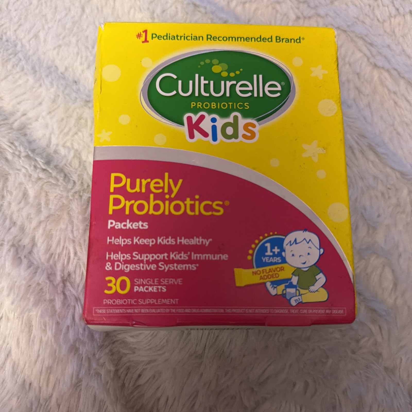 Culturelle Kids Daily Probiotic Supplement 30 Packets Exp 06/2028