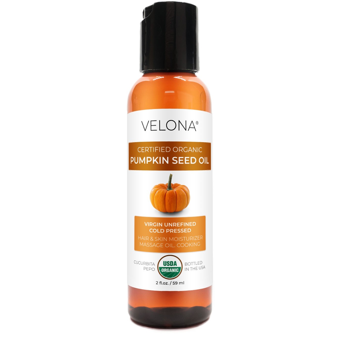 Velona Pumpkin Seed Oil USDA Certified Organic 2oz-7lb Virgin Unrefined Cooking