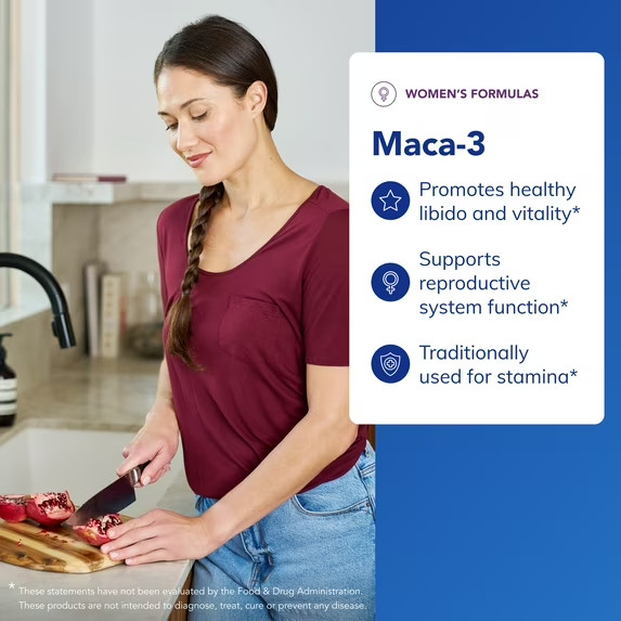 Pure Encapsulations Maca-3 | Hypoallergenic Supplement 60 Caps EXP 04/2027