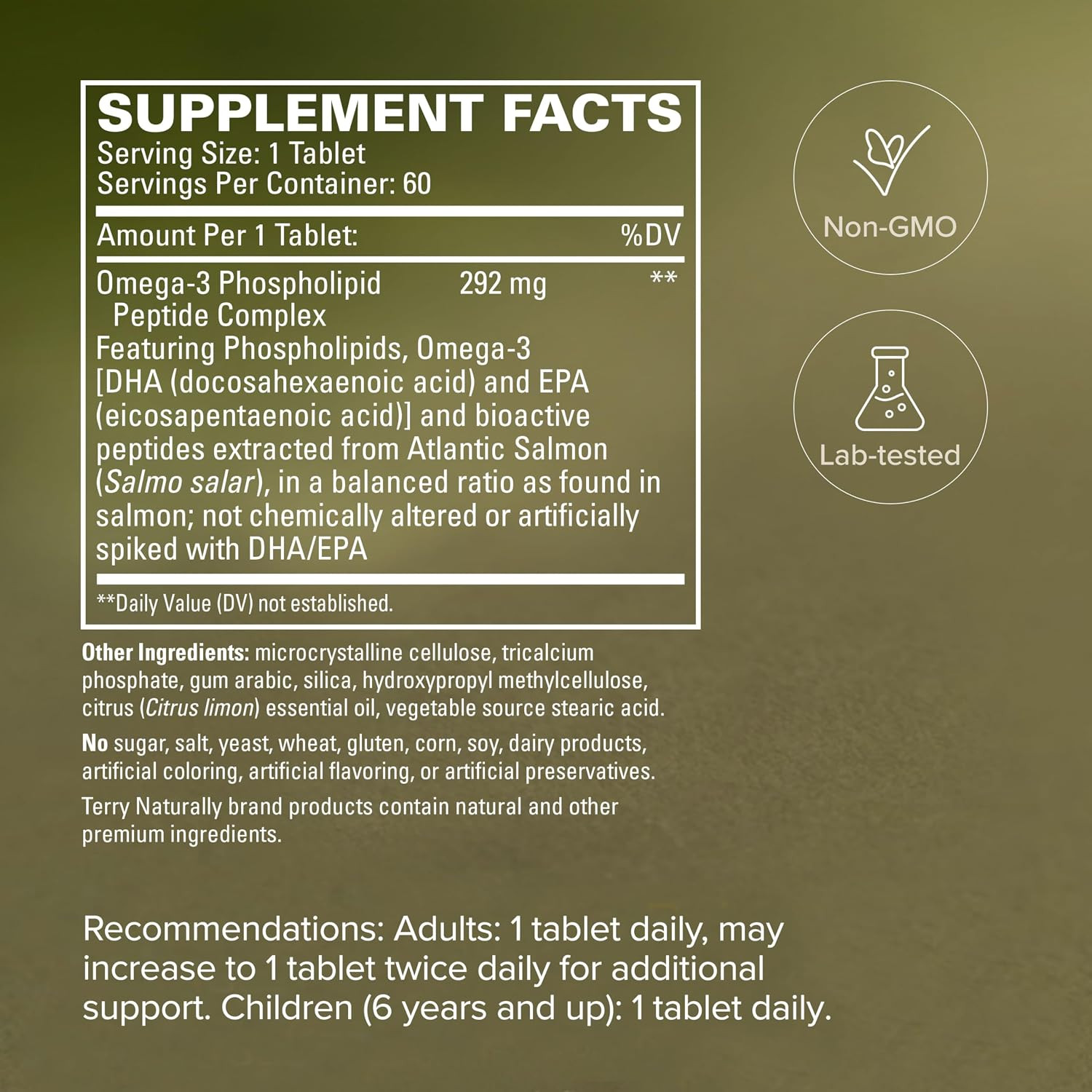 Vectomega – Supplement with EPA & DHA – Omega-3 Tablets for Brain & Heart Health