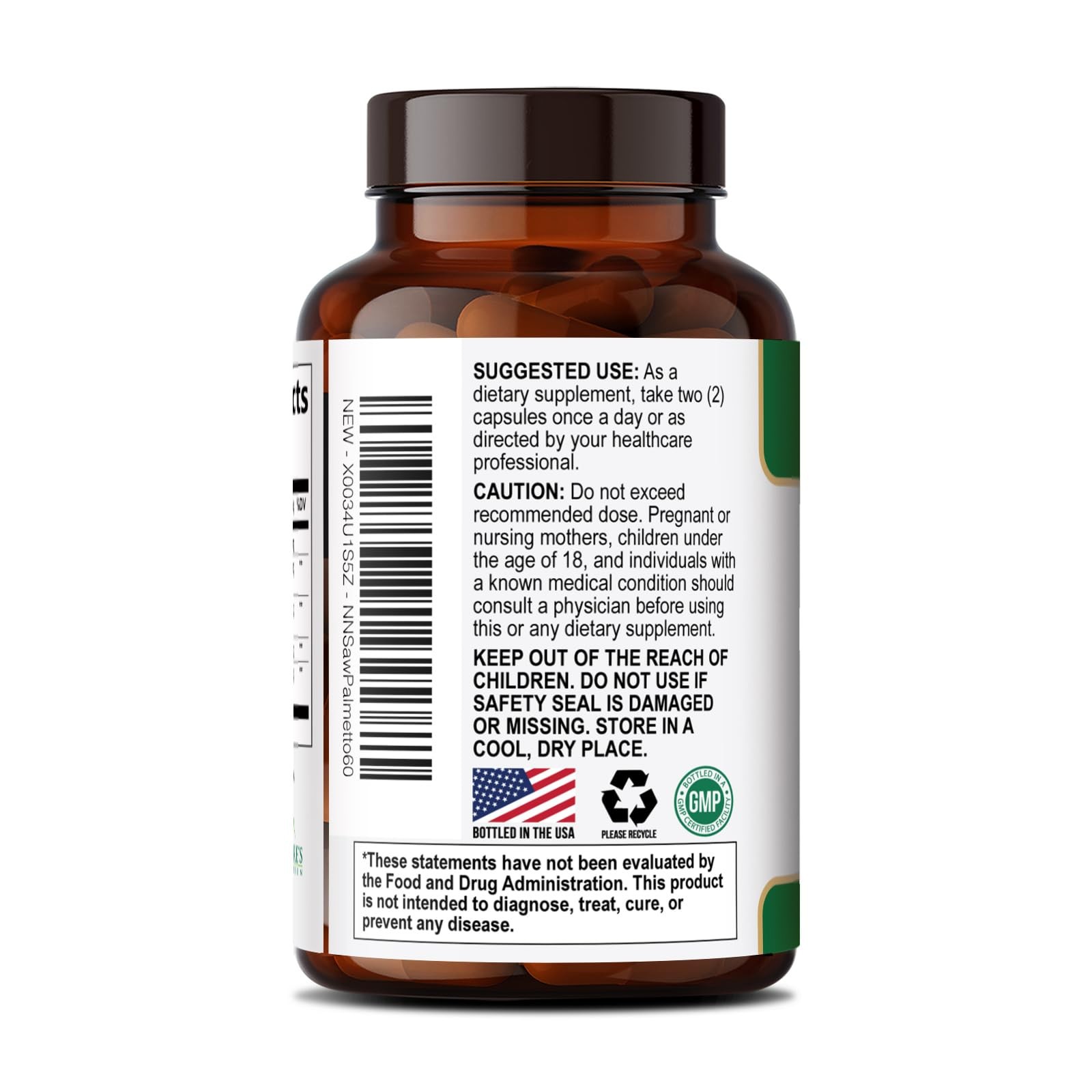 Saw Palmetto for Men – 3X Strength Prostate Health Supplements for Natural Men’s