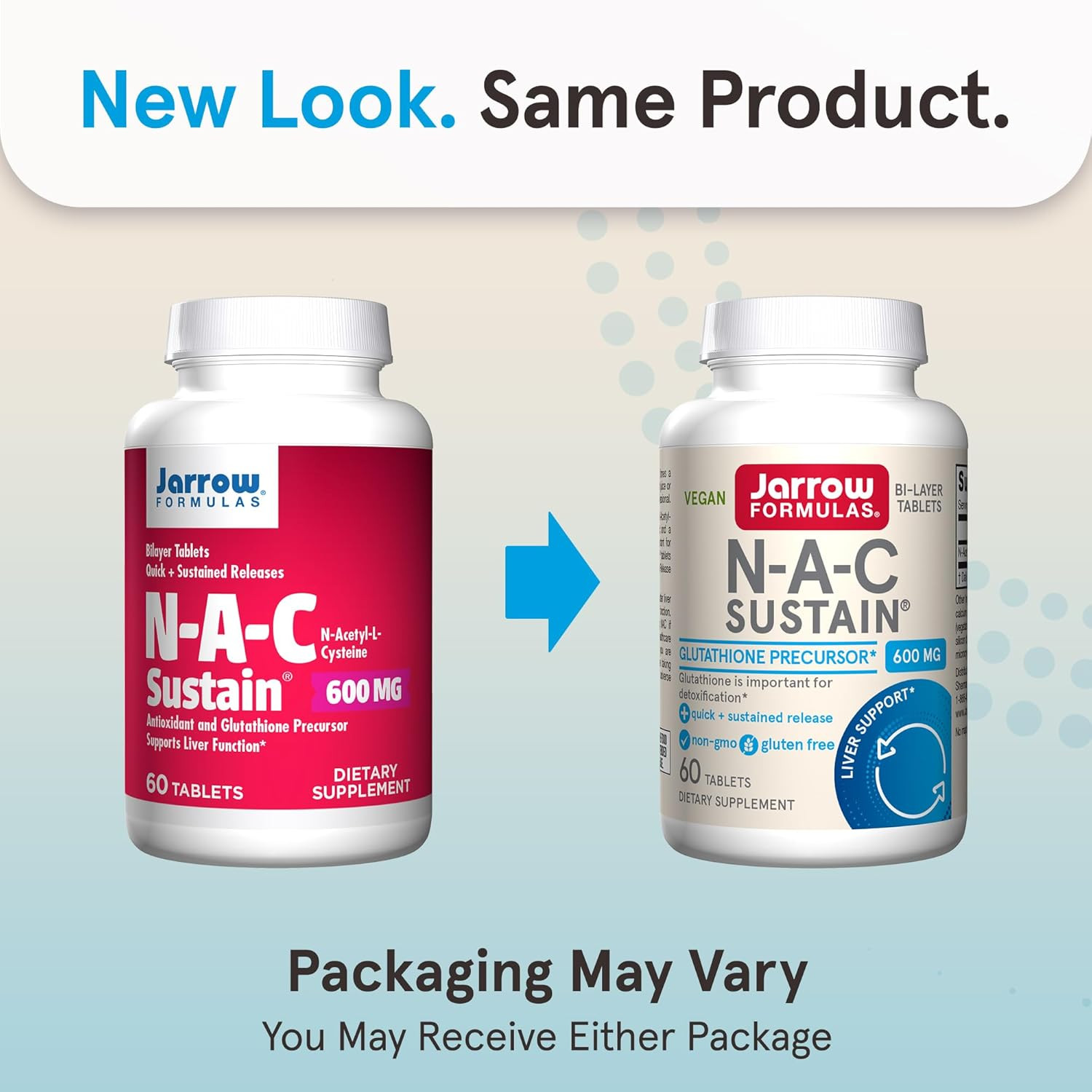 ® N-A-C Sustain® 600 Mg, Dietary Supplement, Amino Acid Support for Liver Hea…
