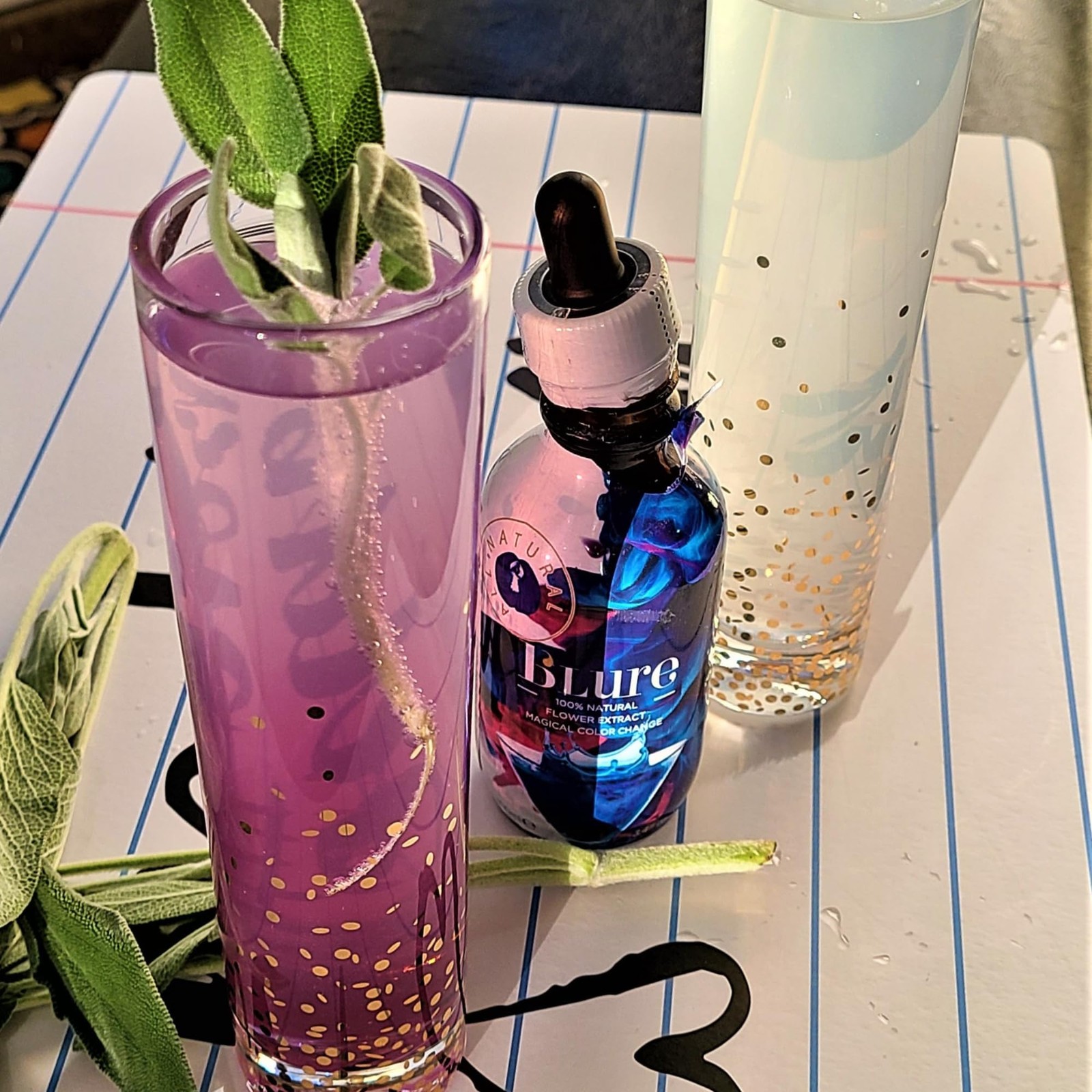 B’Lure Butterfly Pea Flower Extract | 3.4 fl oz (100 ml) | Natural Blue Botan…