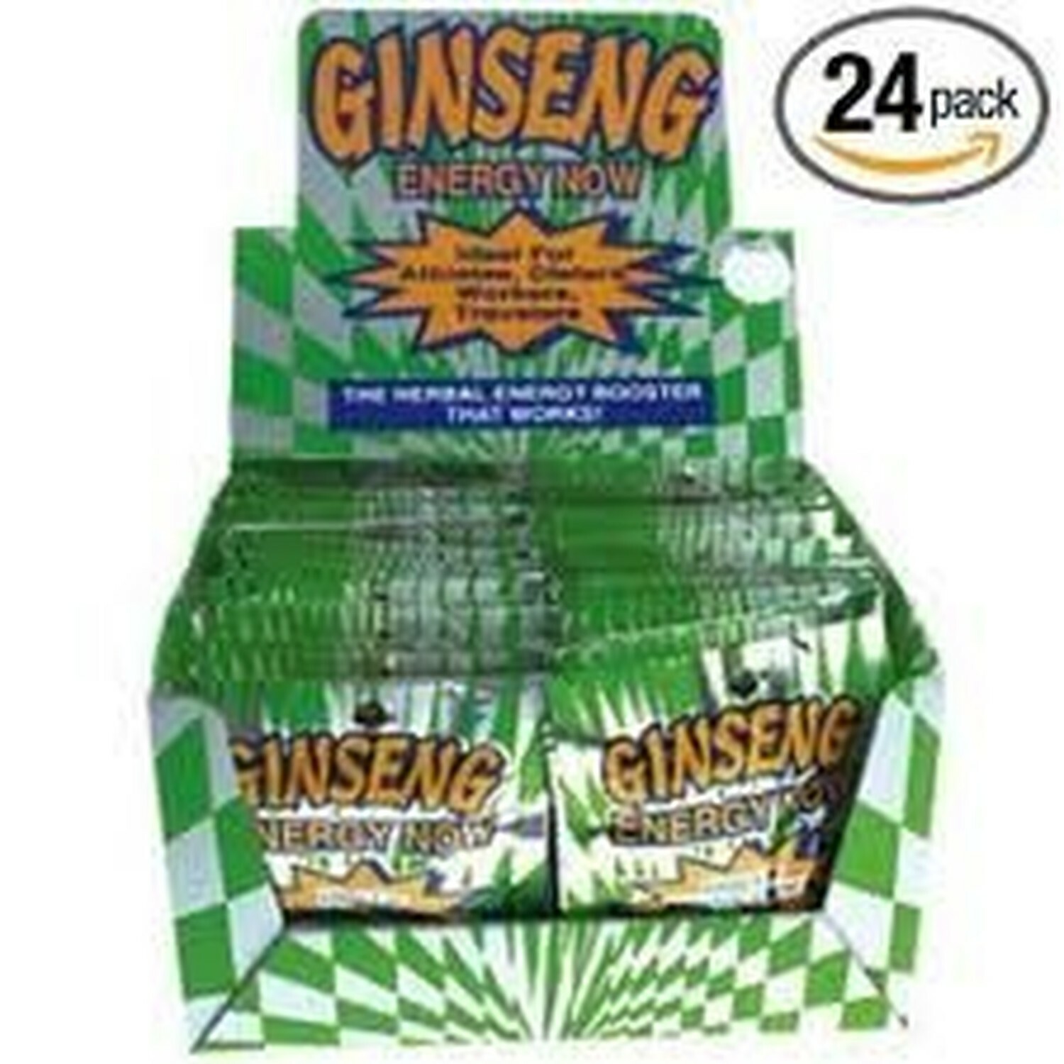 Energy Now Ginseng Herbal Supplement Pills (Pack of 24) – 1 Box!