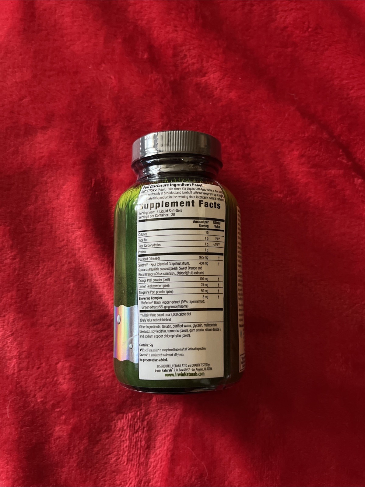 Irwin Naturals Stored-Fat Belly Burner 60 Liquid Soft-Gels – Exp 03/2028
