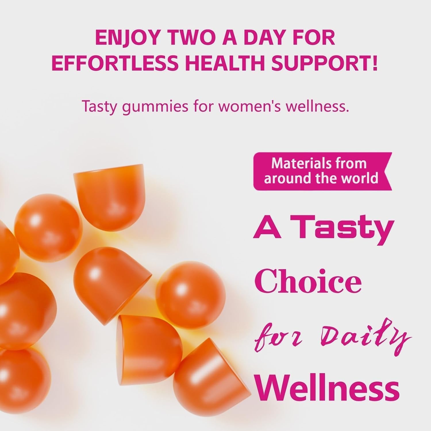 Feminine Wellness Gummies – Pineapple Flavor, 60 Count, Vegan & Gluten-Free