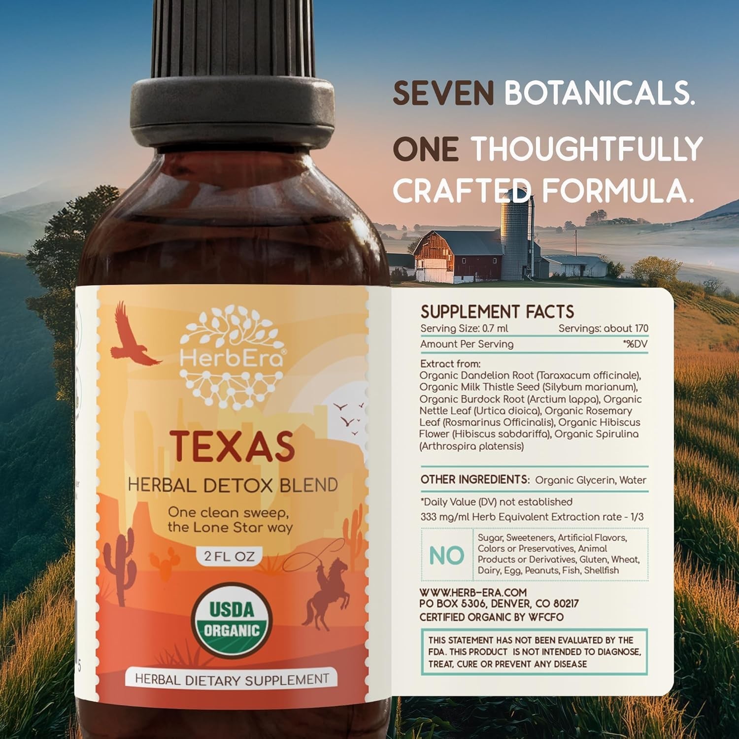 Organic Herbal Liquid Immune & Liver Cleanse Detox Support Drops Milk Thistle