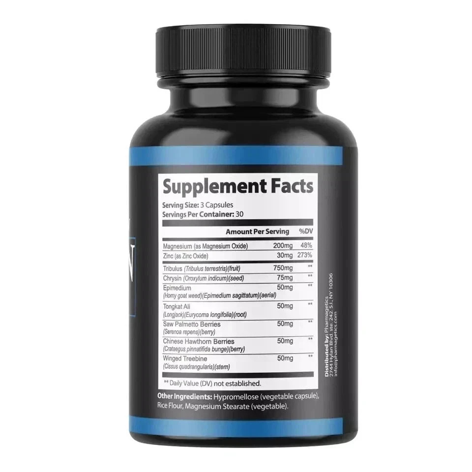 Blood Flow Titan Boost Pro Mens Blood Flow Supplement – 90 Capsules (Pack of 3).