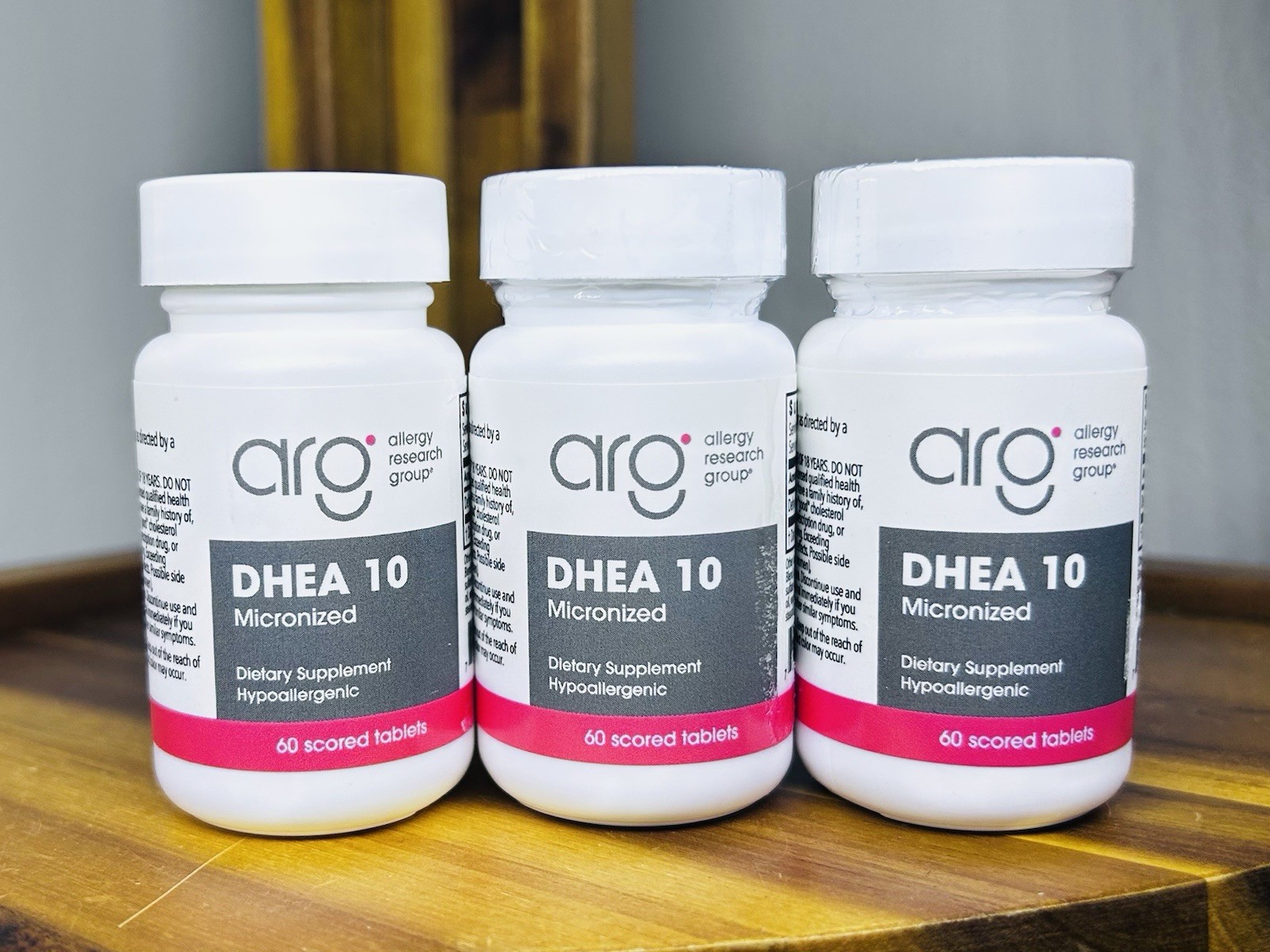 3 X Allergy Research Group DHEA 10, 60 Tablets-