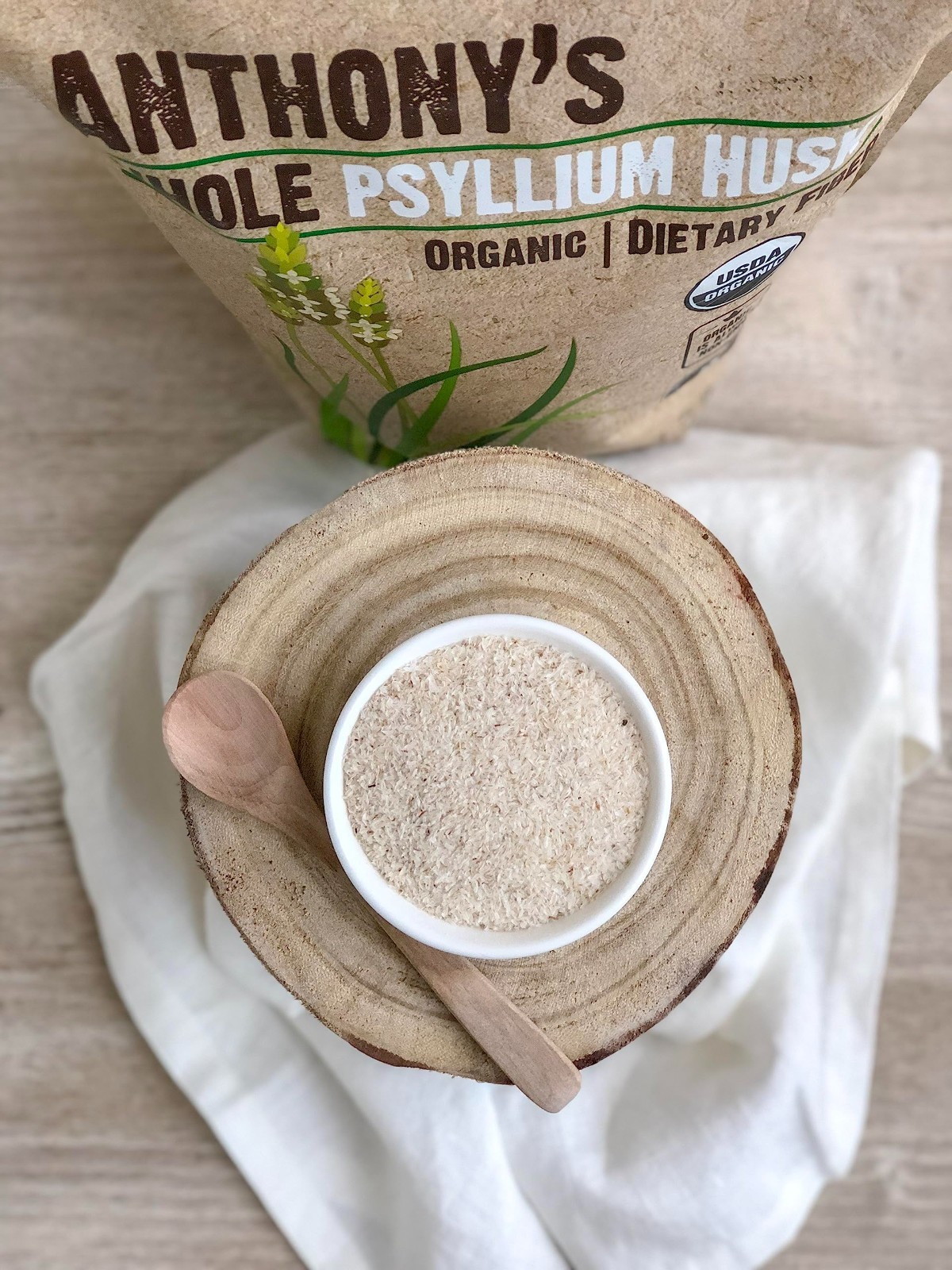 Organic Whole Psyllium Husks 1.5 lb – Dietary Fiber, Gluten-Free, Non-GMO, Keto