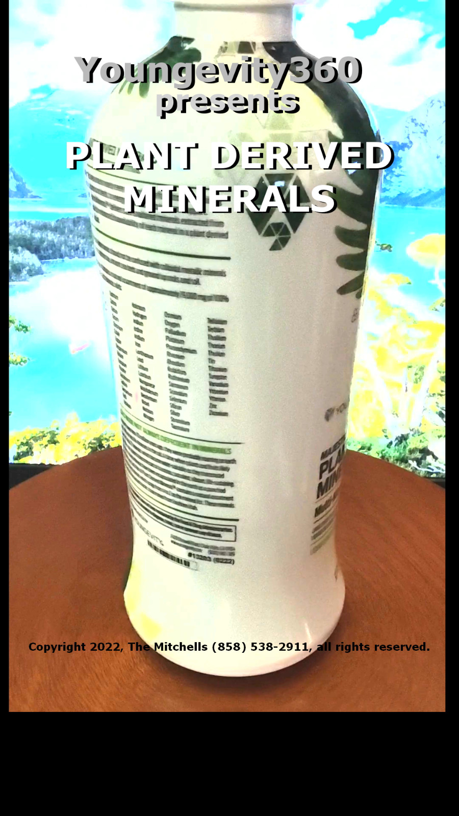 Youngevity360 Plant Derived Minerals Wallach, Ships Free 100% Forever Guarantee