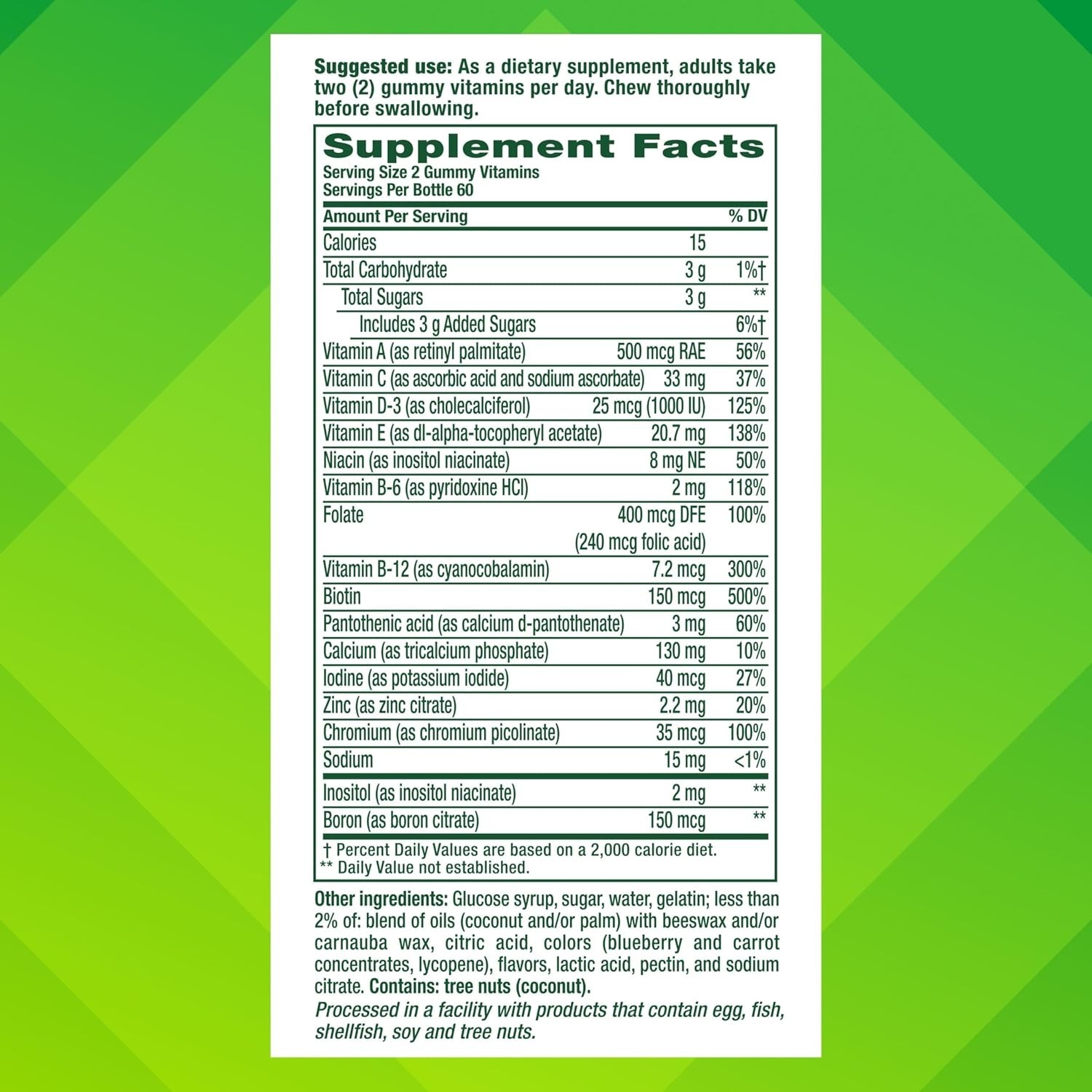 Vitafusion Adult Gummy Vitamins for Women Multivitamin 120ct