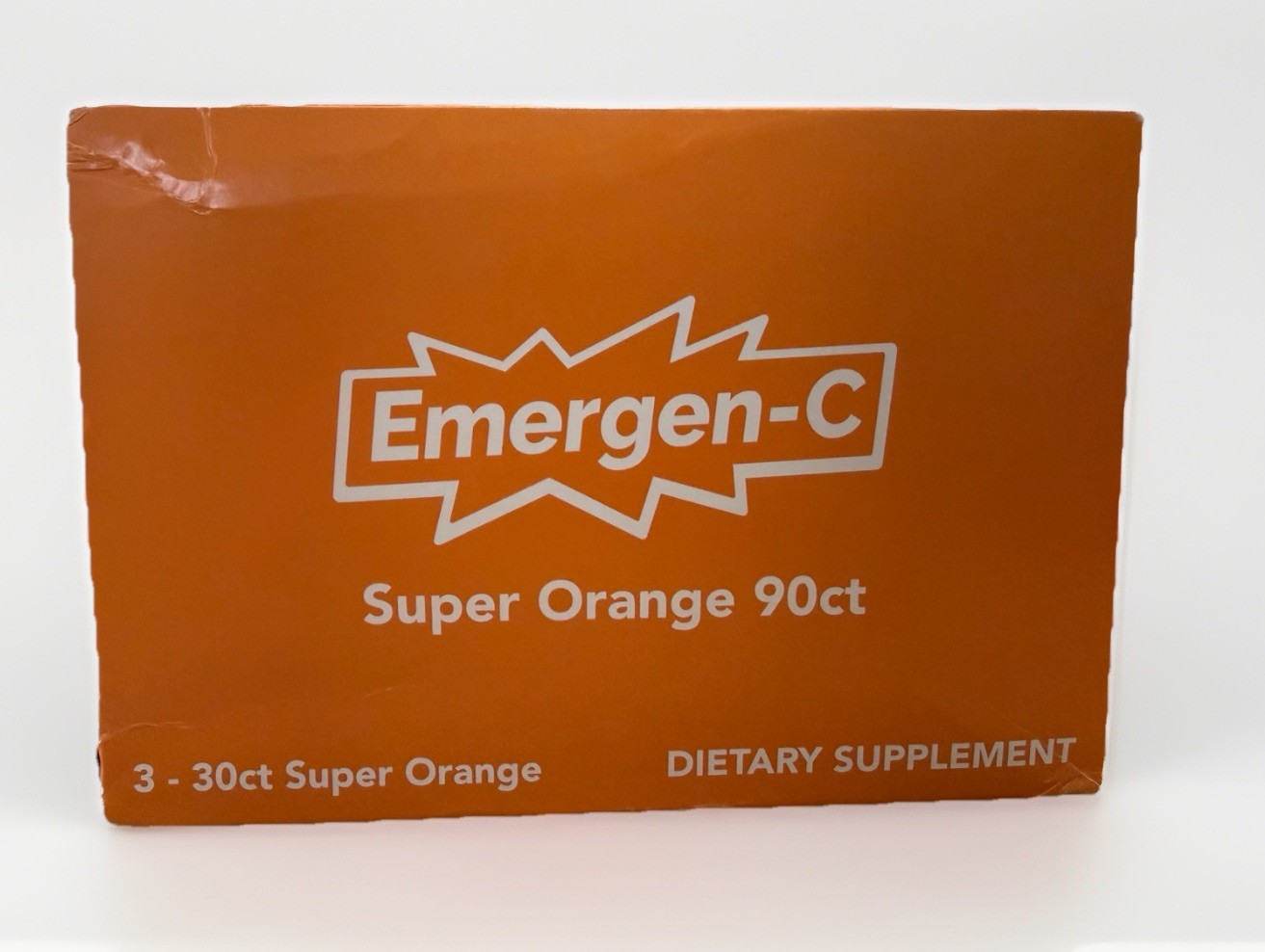 Emergen-C 1000mg Vitamin C Super Orange 90 Pack New Exp 10/2025
