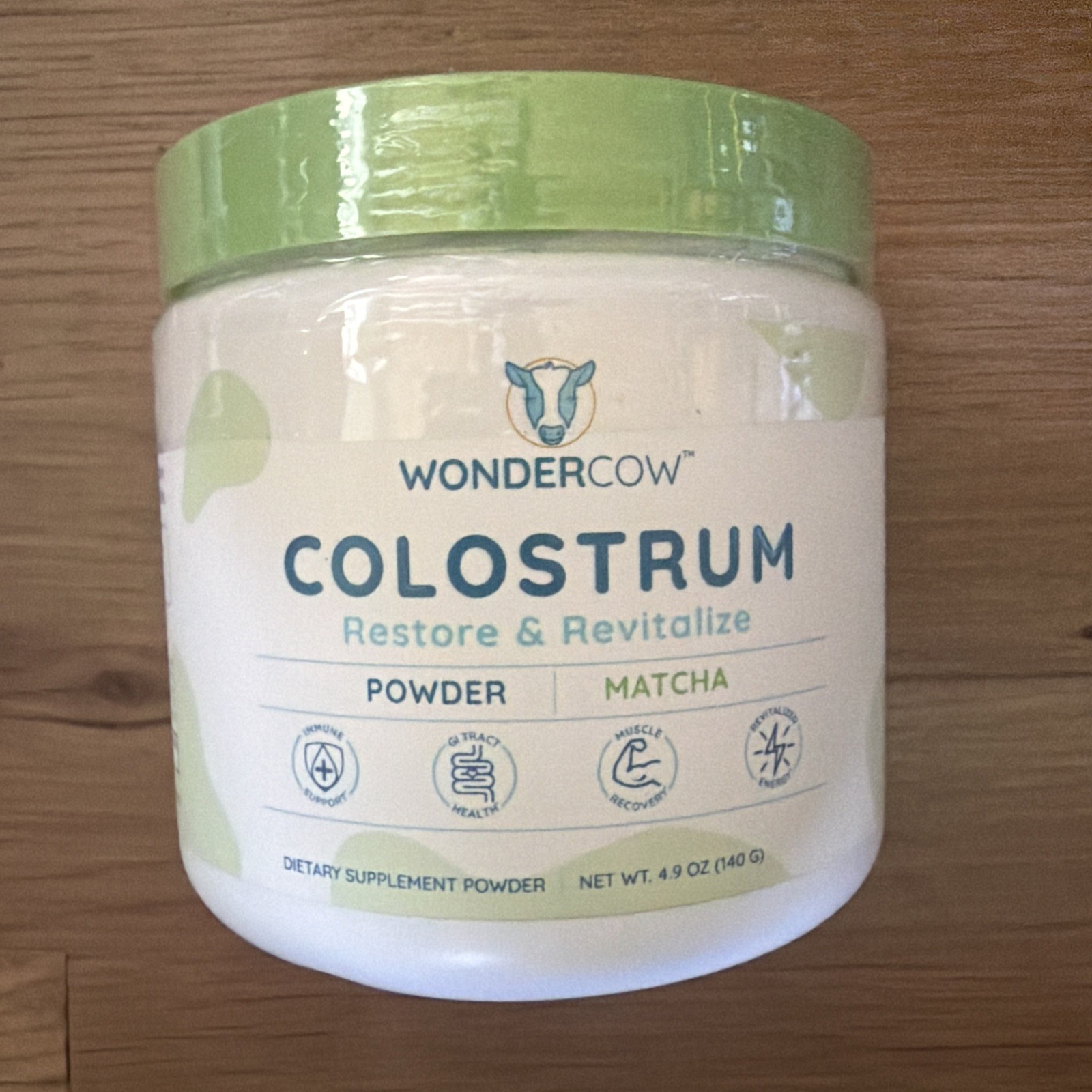 Wondercow Colostrum Restore & Revitalize Powder Matcha