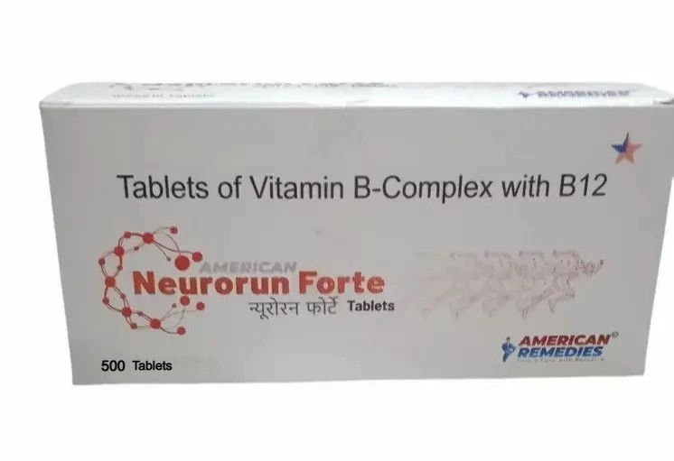Vitamin B Complex B1, B2, B3, B6, B12 Nerve Relief, Numbness & Tingling 250 tabs