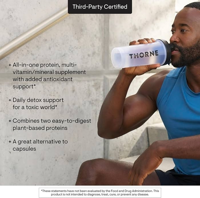 Thorne MediClear-SGS Pea & Rice Protein Powder Chocolate Flavor 38.2oz