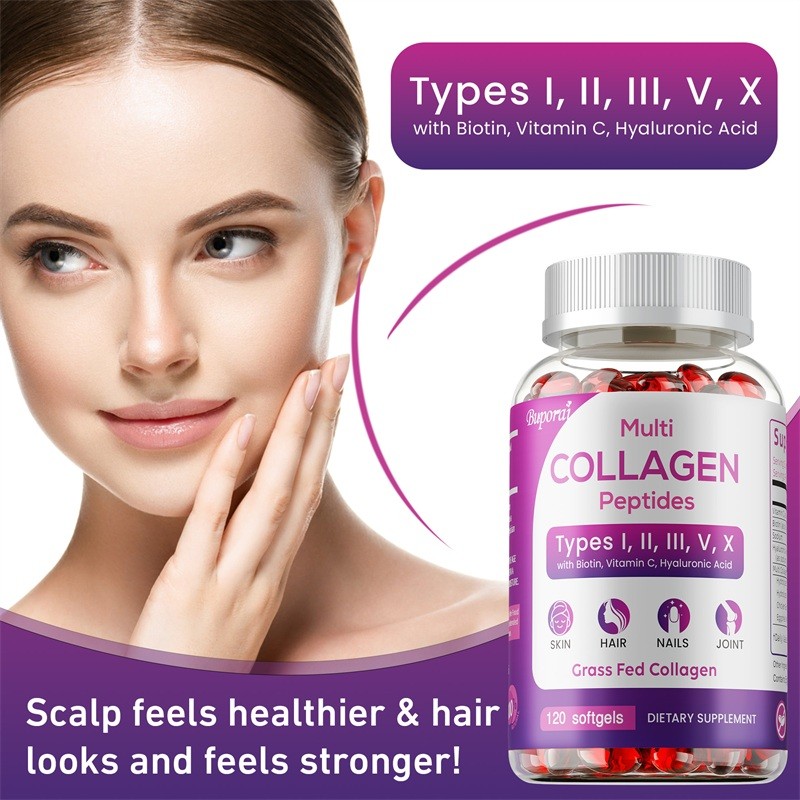 Collagen 240pcs – Hair, Skin, Nails Health, Anti-Aging, Reduce Wrinkles