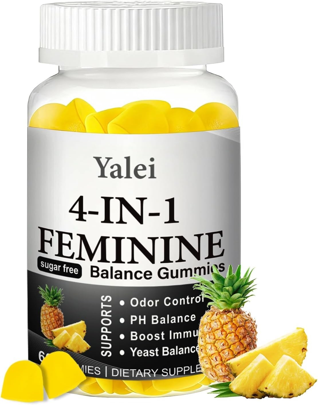 4-in-1 Nuora Feminine Balance Gummies PH Balance Gummies for Women -…