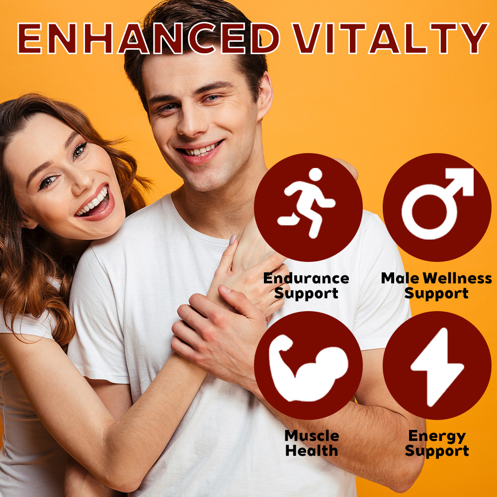 STRENGTH Horny Goat Weed Extract W/ Maca Root Powder, Saw Palmetto, L-Arginine