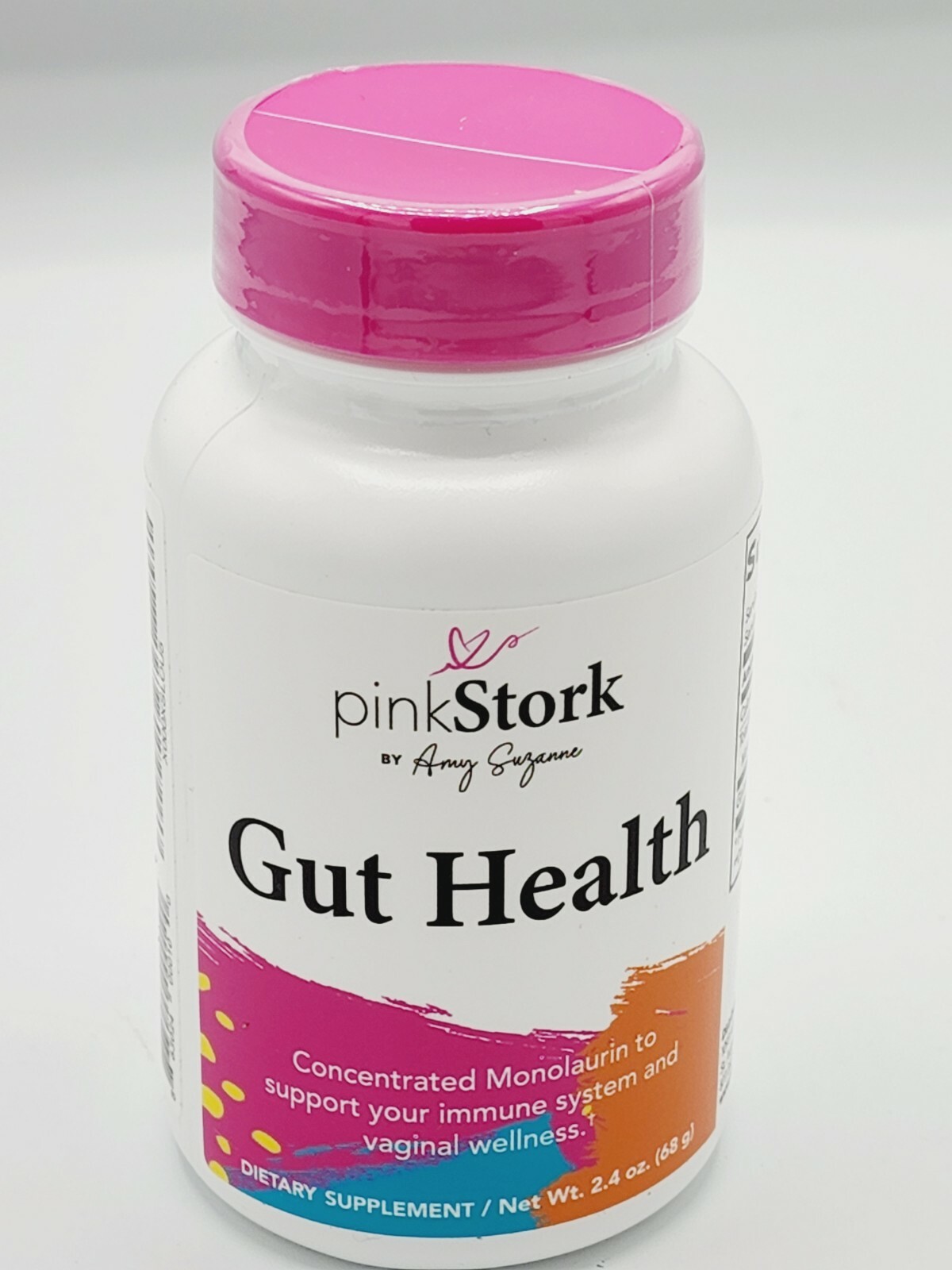 Pink Stork By Amy Suzanne Gut Health Immune Support 2.4 oz 90 Servings 05/2022