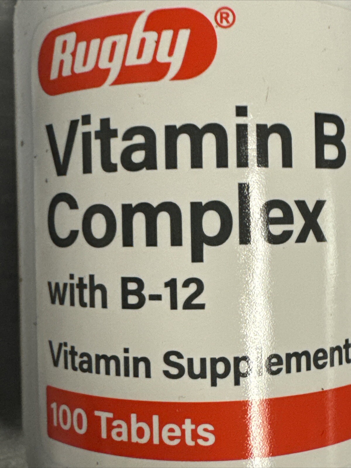 Major Naturals B Complex vitamin supplement 100 tablets EXP:07/2026