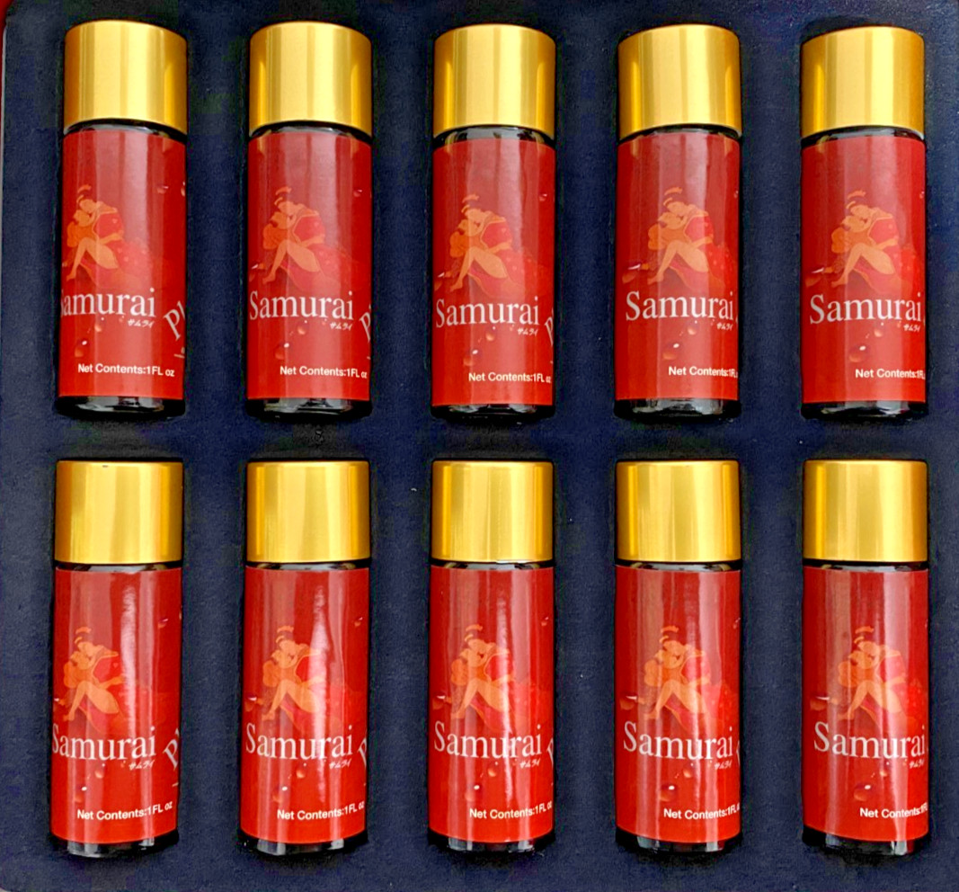 samurai plus botanical blend liquid supplement 1Fl oz x 10 bottles