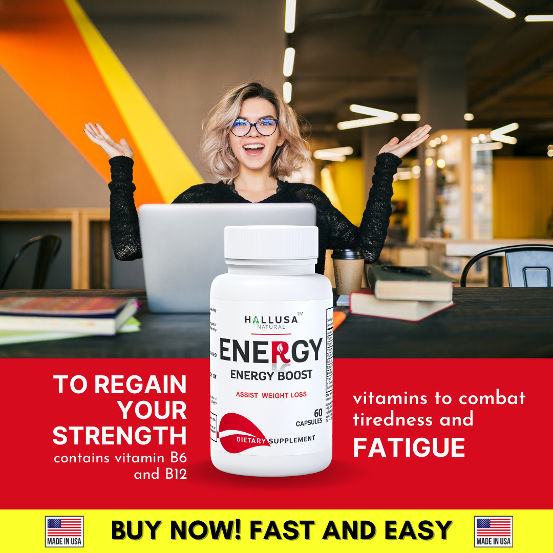 ENERGY – Energy Supplements – Preworkout – Wellness Formula – Amino Energy – 60