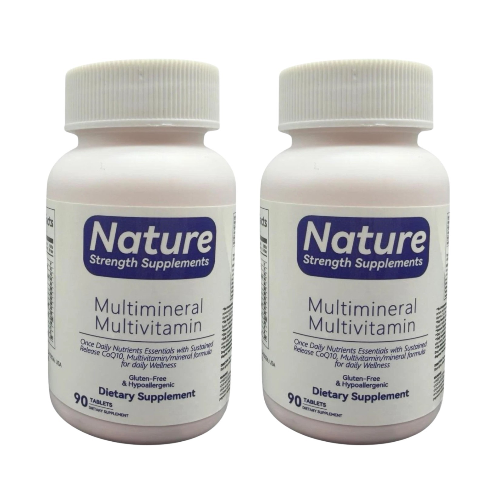 Nature Strength Multimineral Multivitamin 90 Tabs Dietary Supplement Lot 2 01/27
