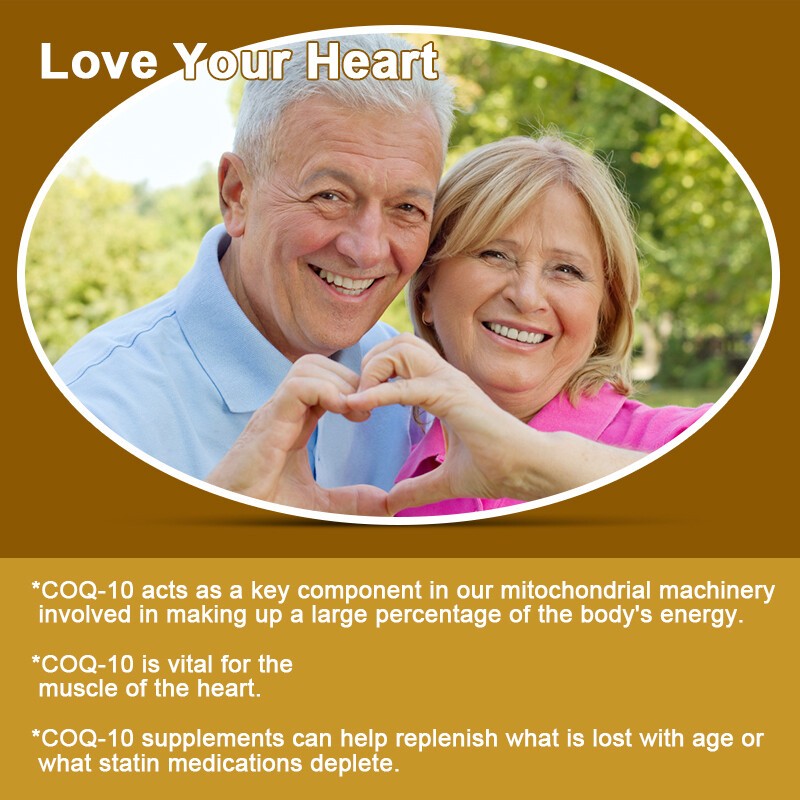 CoQ10 – Co Enzyme Pure Ubiquinone CQ10 Of Coenzyme Q10 200mg, 2 x 120 Capsules