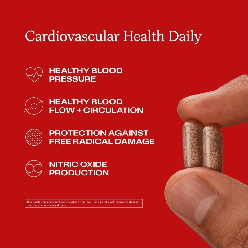SuperBeets Humann Cardiovascular Daily Multivitamin Capsules – 60ct