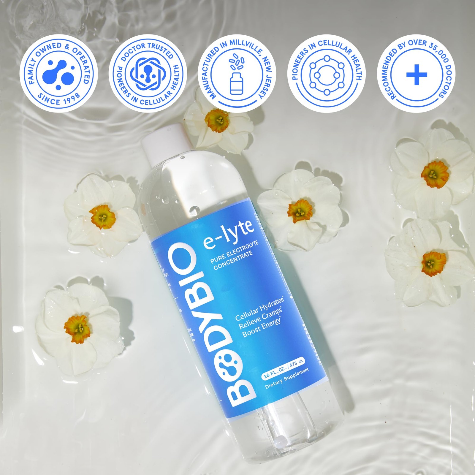 BodyBio e-Lyte – Liquid Electrolyte Concentrate for Clean 4 Fl Oz (Pack of 1)