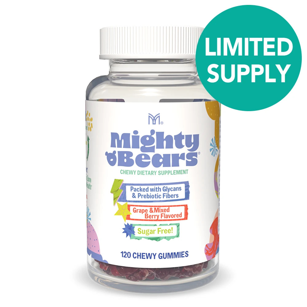 Mannatech MightyBears Grape Berry Flavor Kids Antioxidant Sugar Free 120pc NEW